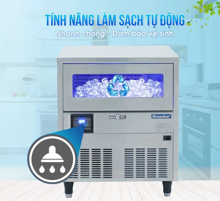 Nhiều máy của NEWCOOL được tính hợp thêm tính năng làm sạch tự động giúp tiết kiệm thời gian vệ sinh 