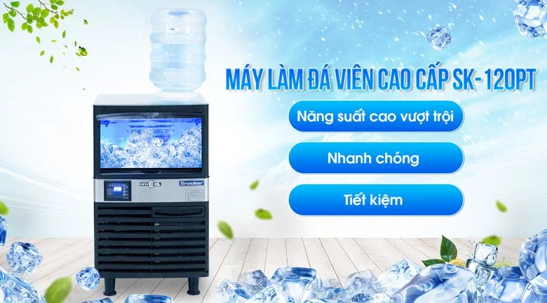 Máy làm đá viên cao cấp SK-120PT