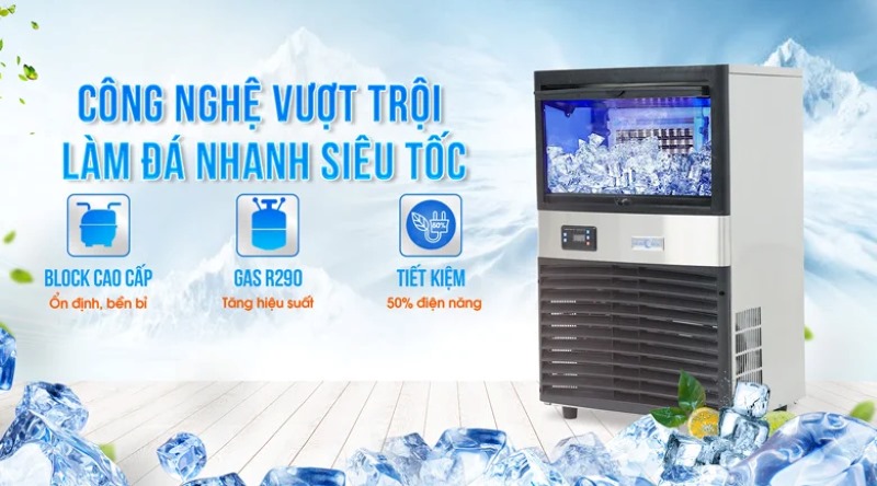 Tự động hóa quy trình, làm đá viên siêu tốc