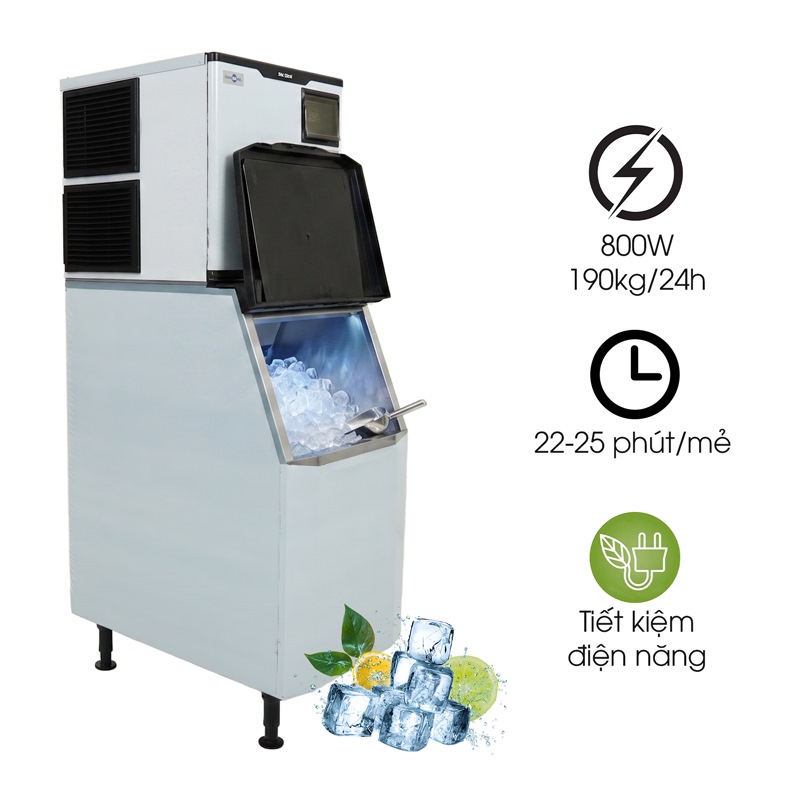 Máy làm đá viên công nghiệp 190kg SK-420P