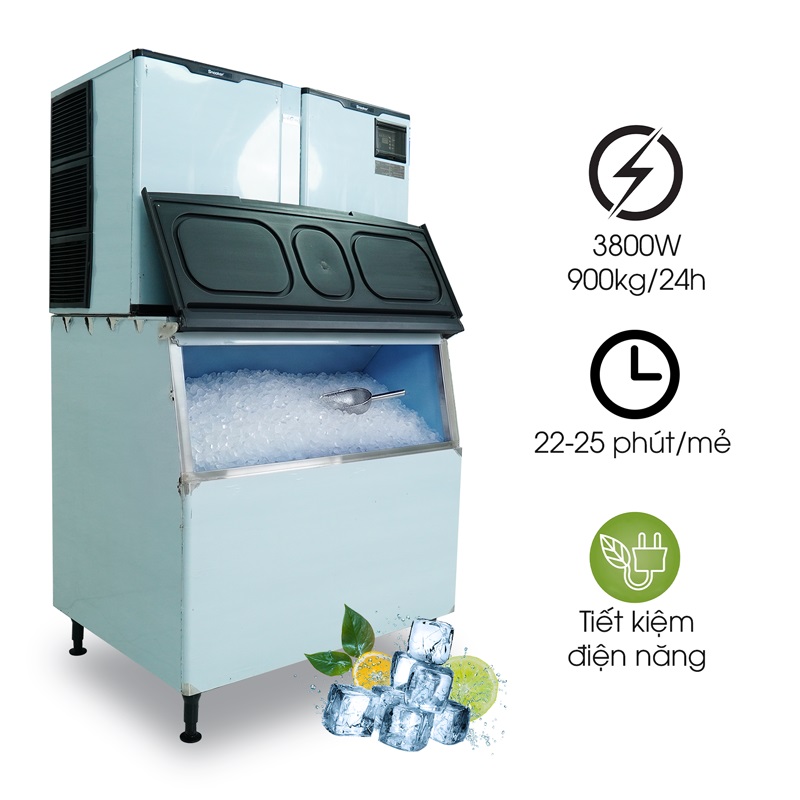 Máy làm đá viên công nghiệp 900kg SK-2000P