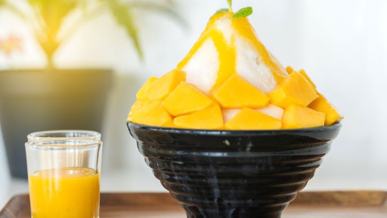 Kem tuyết xoài tươi