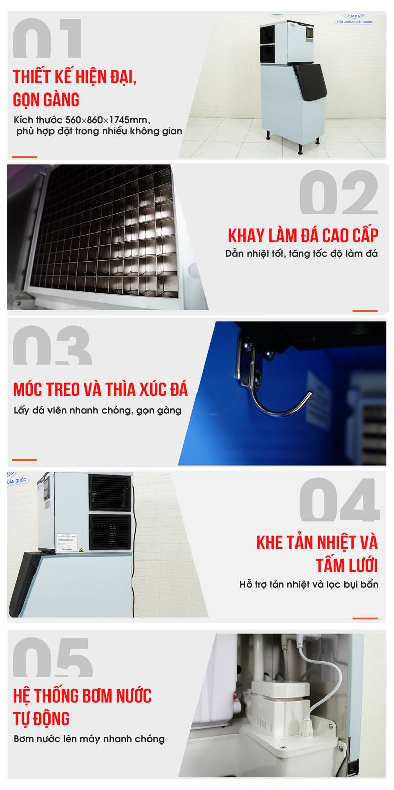 Thiết kế nhỏ gọn, tiện ích 