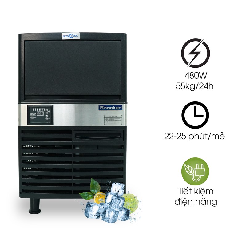 Máy làm đá viên 55kg NC-SK-120P