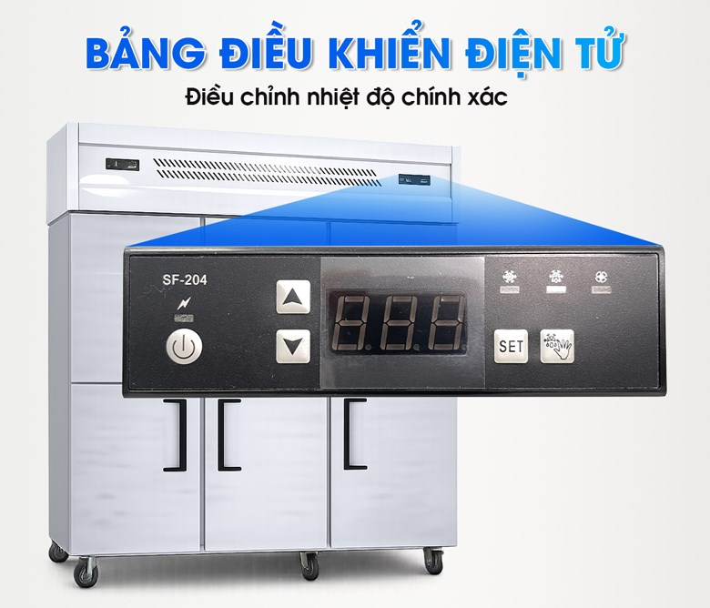 Bảng điều khiển điện tử, điều chỉnh nhiệt độ từng chế độ chính xác  