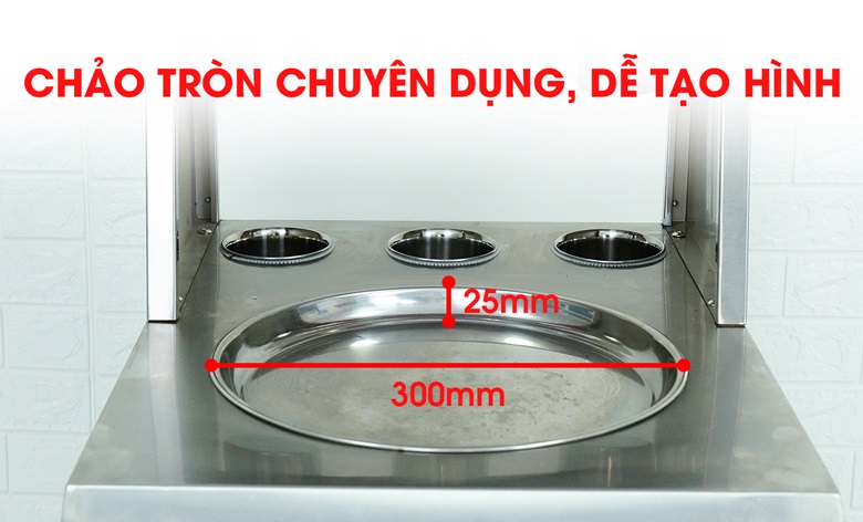 Chảo tròn chuyên dụng, dễ tạo hình