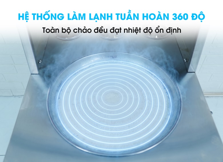 Hệ thống làm lạnh tuần hoàn 360 độ