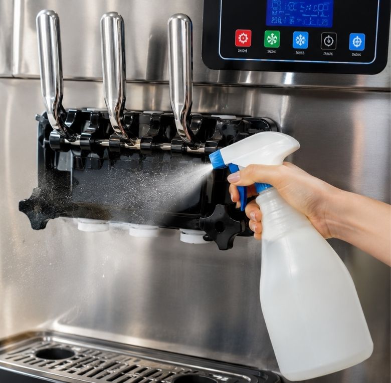 Xịt sát khuẩn đầu vòi và cần gạt