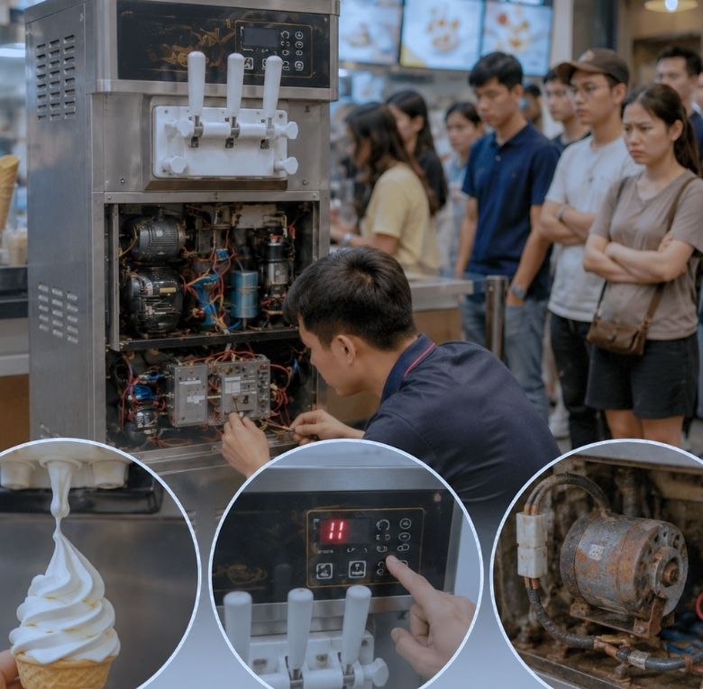 Trải nghiệm dịch vụ gián đoạn (Máy hay hỏng vặt) 