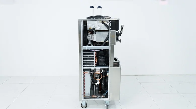 Máy làm kem mới thường có hệ thống làm lạnh, motor và trục khuấy hoạt động tốt hơn