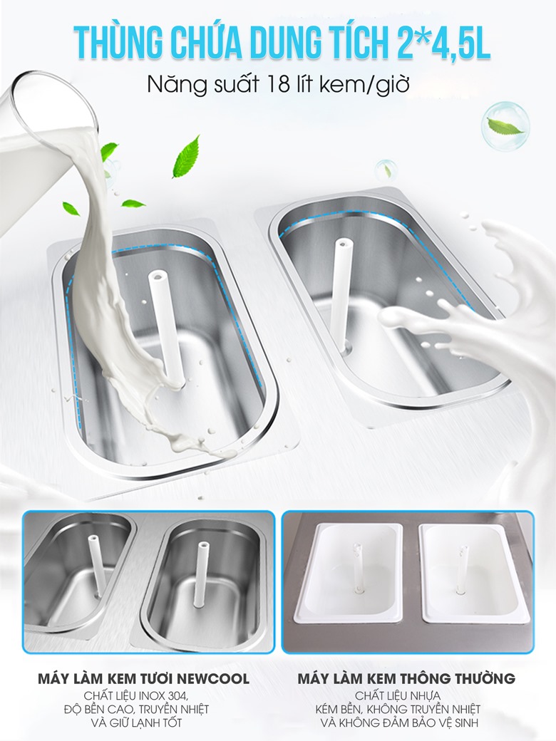 Thùng chứa nguyên liệu