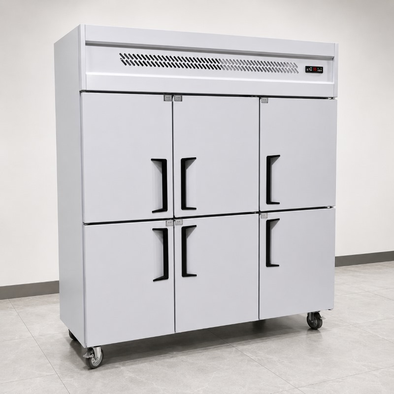 Tủ đông đứng 6 cánh inox GSG181.ZL6 (không quạt gió) - 0