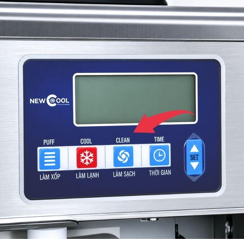 Với các dòng máy có hệ thống rửa tự động