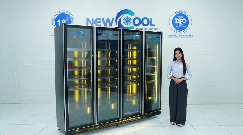 Tủ mát cánh kính Luxury TMLT-4CK NEWCOOL 1650L