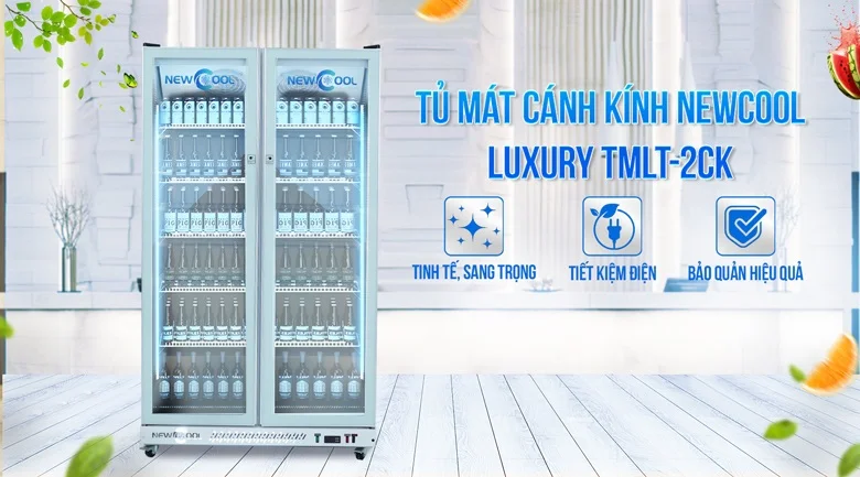 Tủ mát cánh kính NEWCOOL Luxury TMLT-2CK