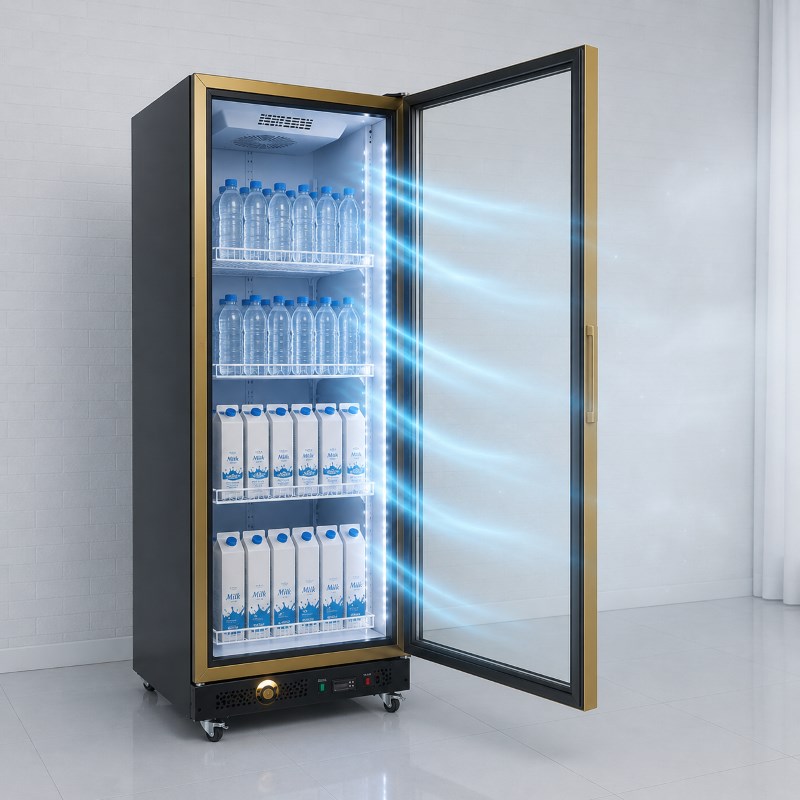 Không khí lạnh bị thất thoát ra ngoài