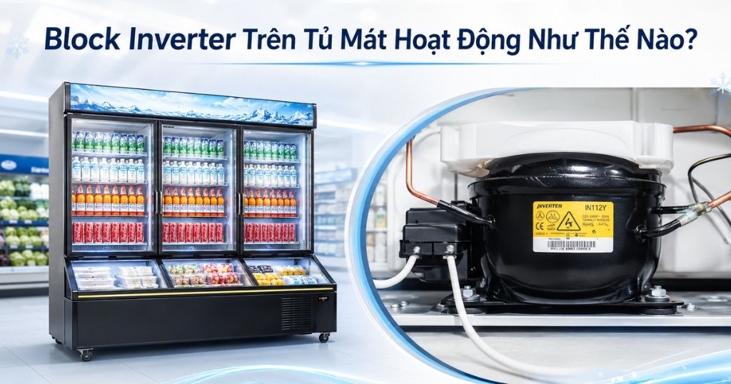 Block Inverter Trên Tủ Mát Hoạt Động Như Thế Nào?