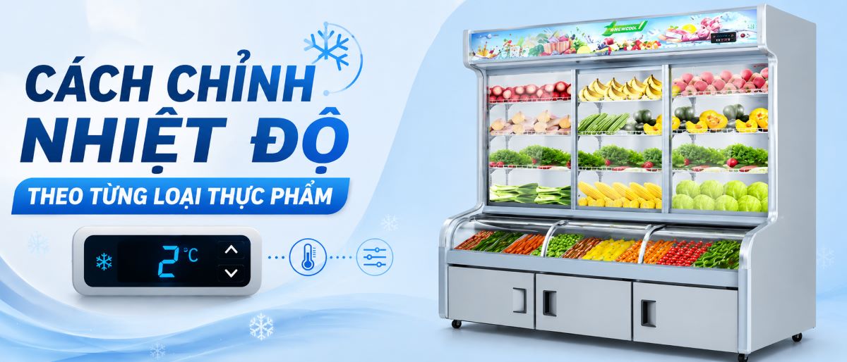 Cách chỉnh nhiệt độ theo từng loại thực phẩm