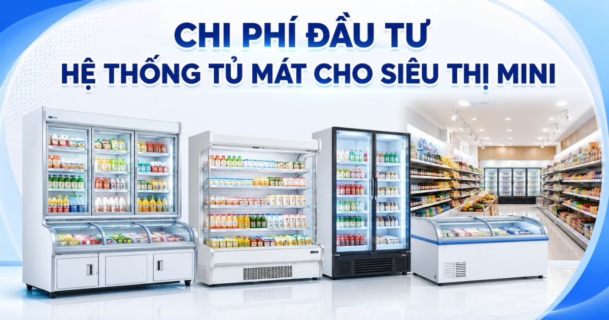 Chi Phí Đầu Tư Hệ Thống Tủ Mát Cho Siêu Thị Mini