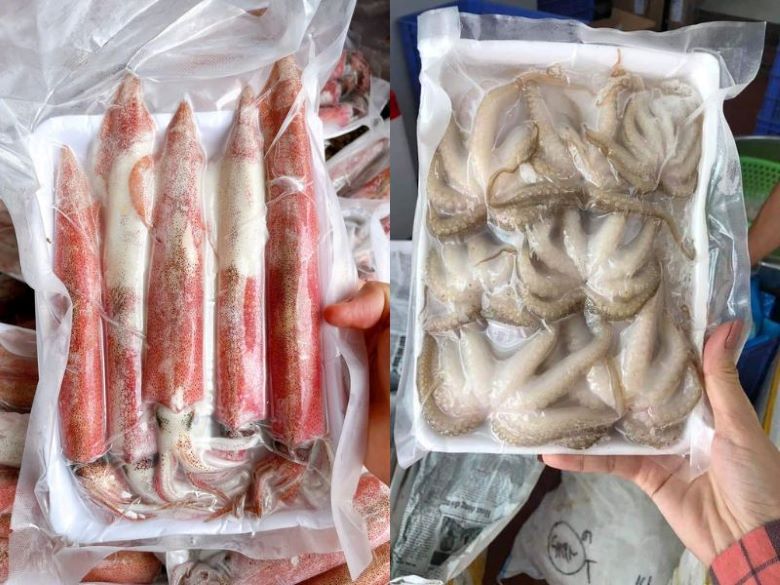 Hải sản đông lạnh
