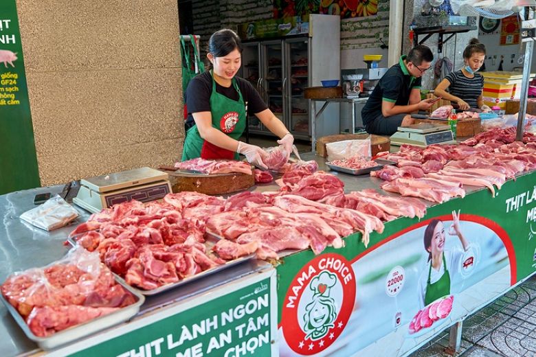 Thực tế hao hụt khối lượng của thịt tươi sau 8 giờ trưng bày