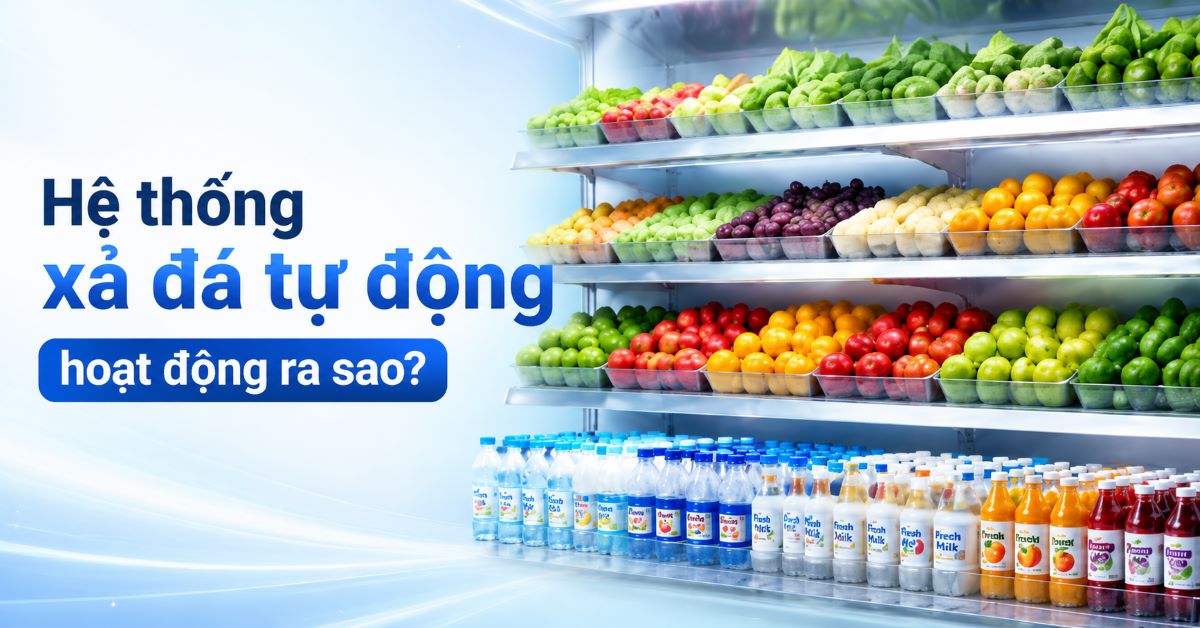 Hệ thống xả đá tự động hoạt động ra sao?