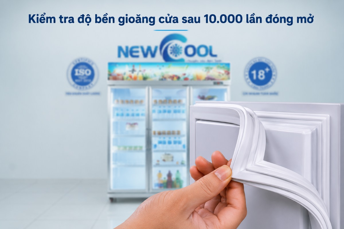 Kiểm tra độ bền gioăng cửa sau 10.000 lần đóng mở