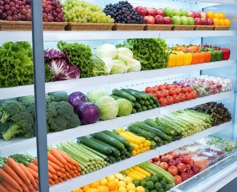 Vì sao cần kiểm soát nhiệt độ khi trưng bày rau củ quả?