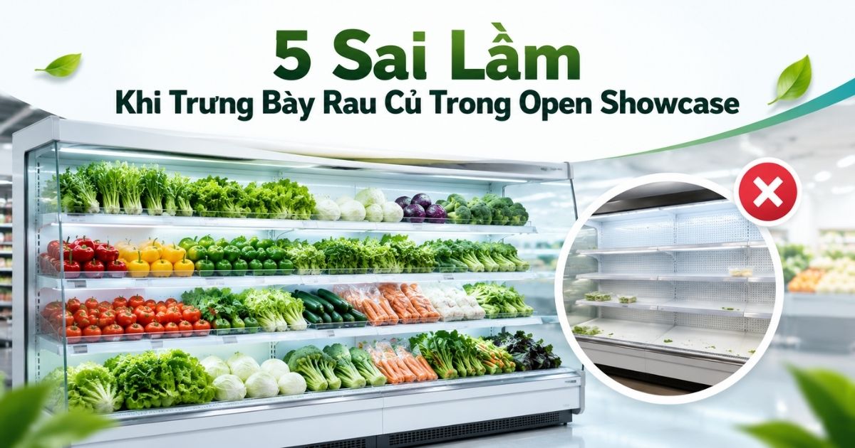 5 Sai Lầm Khi Trưng Bày Rau Củ Trong Open Showcase