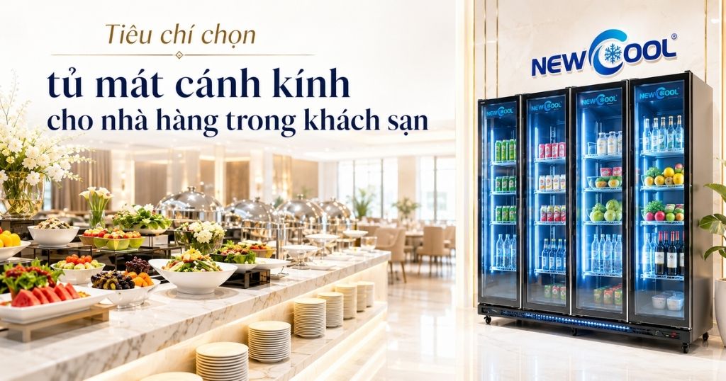 Tủ Mát Cánh Kính Cho Nhà Hàng Trong Khách Sạn: Tiêu Chí Lựa Chọn