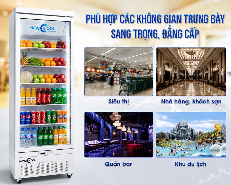 Thiết bị phù hợp với nhiều không gian trưng bày