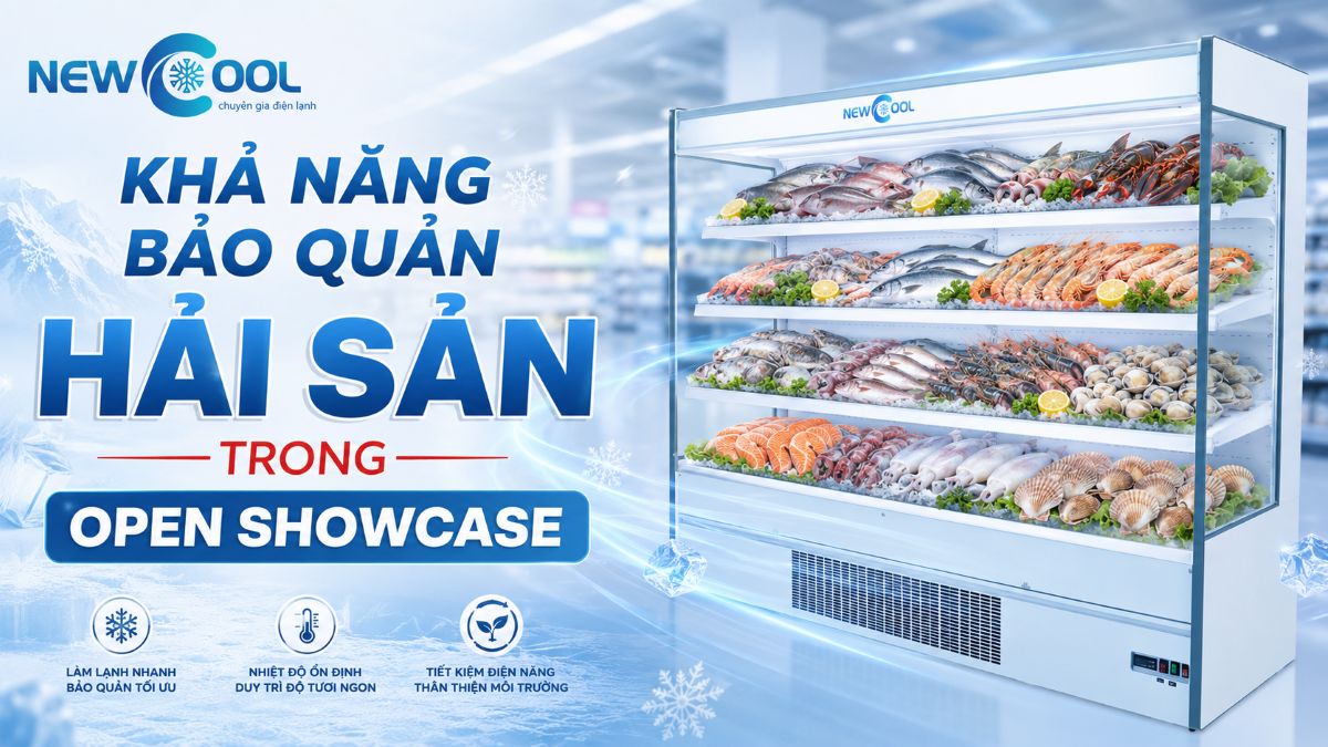 Khả Năng Bảo Quản Hải Sản Trong Open Showcase Có Tốt Không?