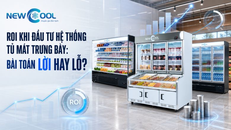 ROI khi đầu tư hệ thống tủ mát trưng bày