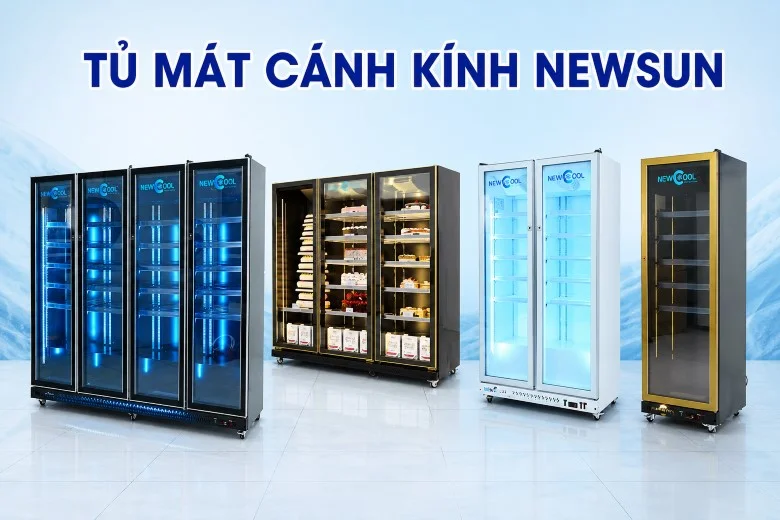 nhiệt độ giữa các tầng của tủ mát cánh kính có thể khác nhau