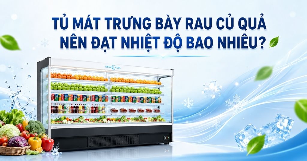 Tủ Mát Trưng Bày Rau Củ Quả Nên Đạt Nhiệt Độ Bao Nhiêu?