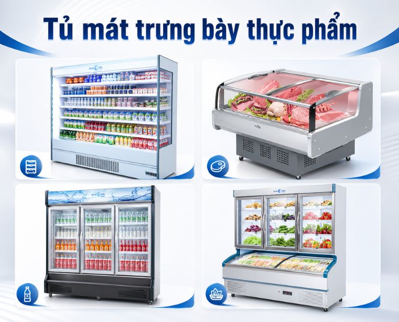 Giới thiệu Tủ Mát Trưng Bày Cho Cửa Hàng Thực Phẩm Sạch