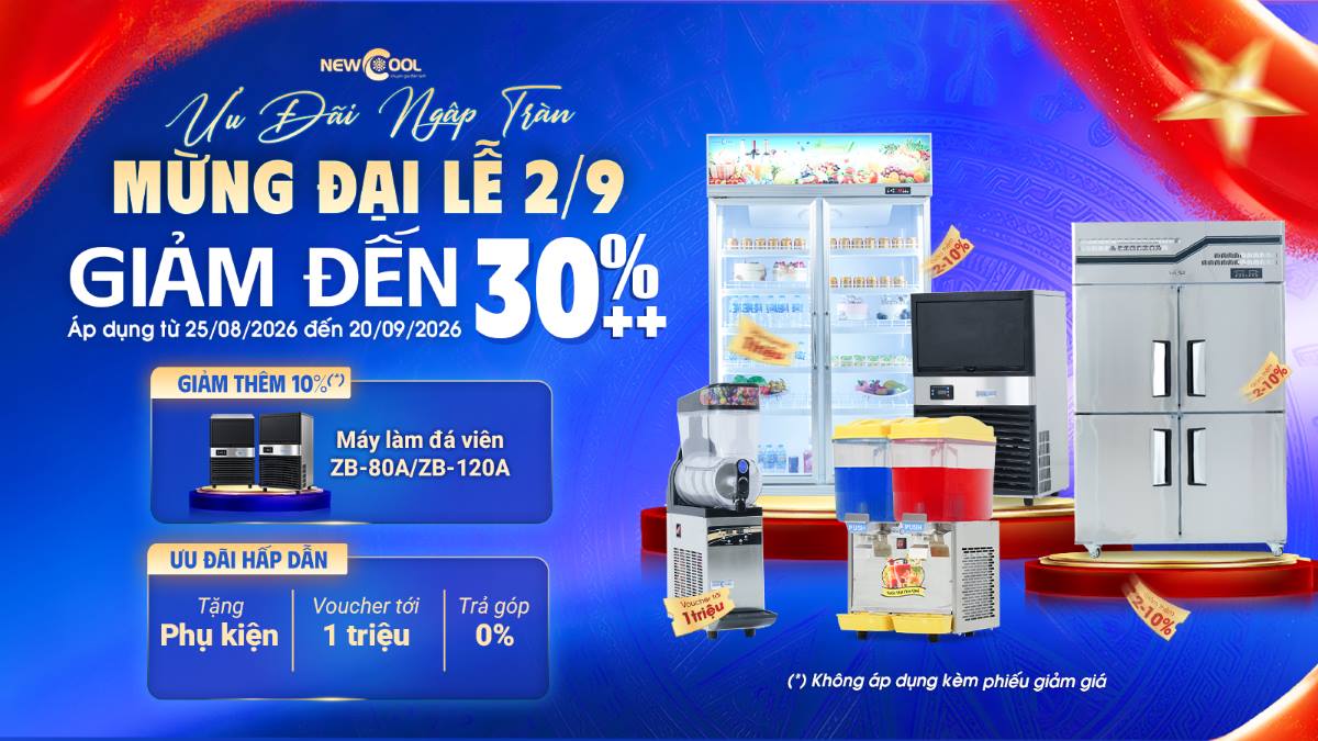 NEWCOOL TUNG CHƯƠNG TRÌNH KHUYẾN MÃI QUỐC KHÁNH 02/09/2026