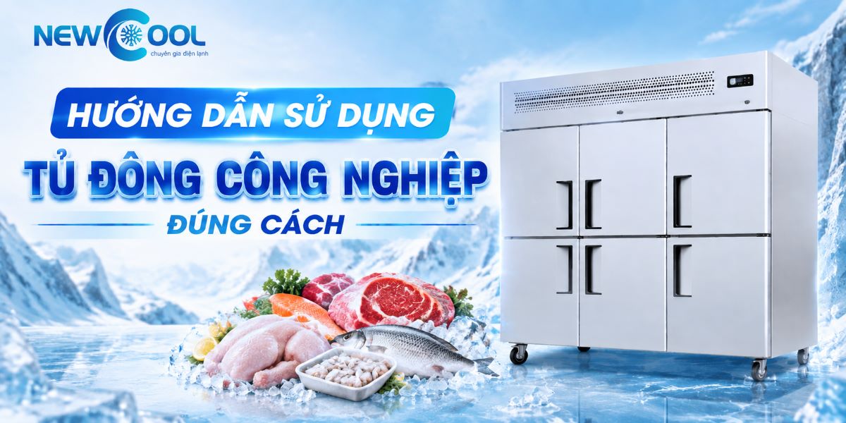 Hướng dẫn sử dụng tủ đông công nghiệp đúng cách