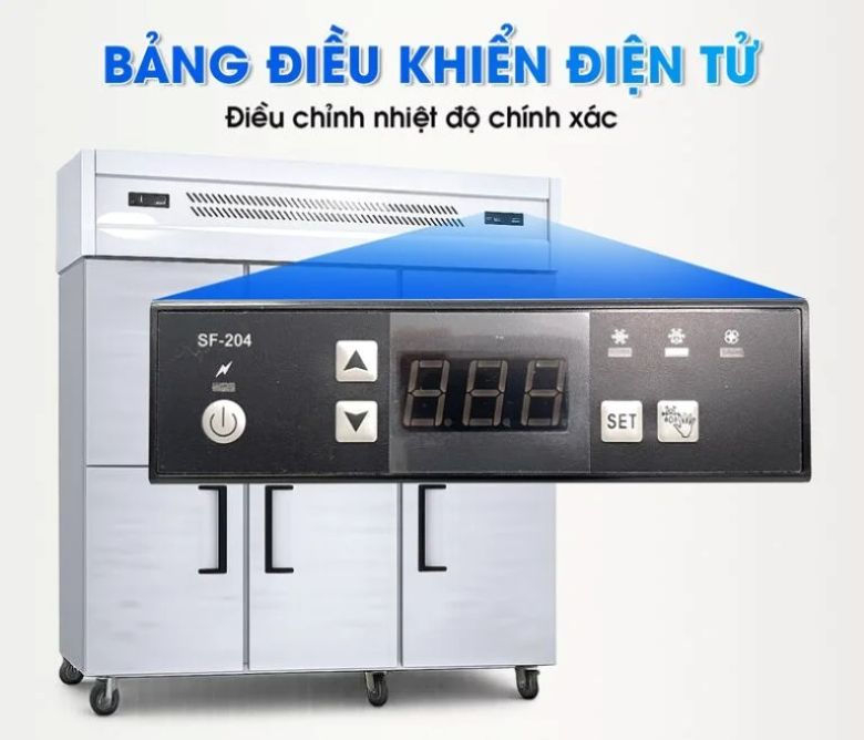 Bảng điều khiển điện tử, điều chỉnh nhiệt độ từng chế độ chính xác