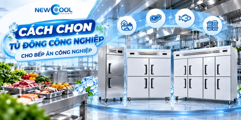 Cách chọn tủ đông công nghiệp cho bếp ăn công nghiệp