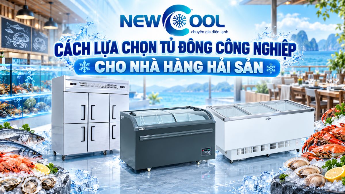 Cách lựa chọn tủ đông công nghiệp cho nhà hàng hải sản